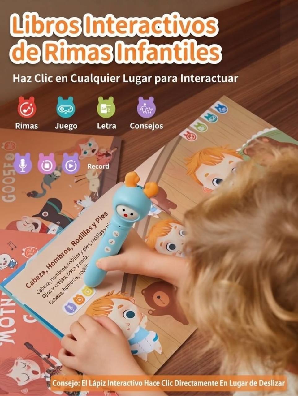 Lápiz Lector Interactivo Alilo Con Libros