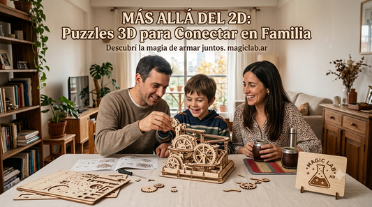 Puzzles 3D: El plan ideal para conectar en familia