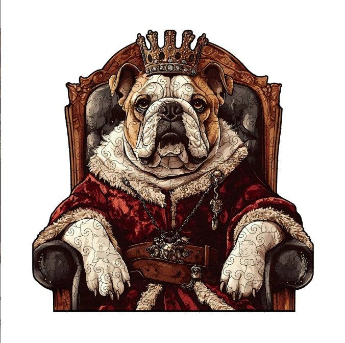 Rompecabezas Madera Bulldog Irregular Dificultad Alta