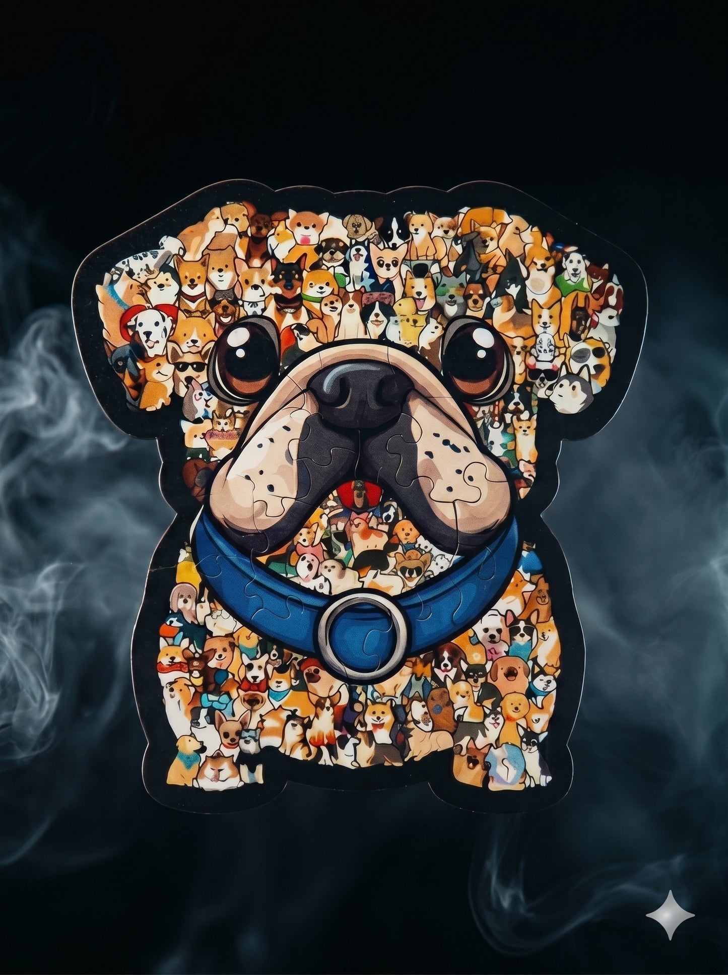 Rompecabezas De Madera 3d Perro Puzzle Premium 136 Piezas