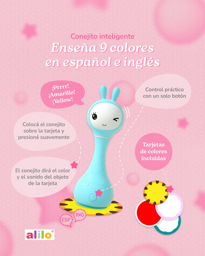Conejito inteligente Alilo azul