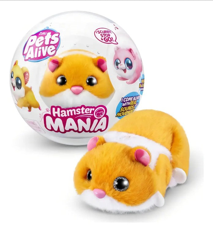 Mascota Virtual De Juguete Pets Alive Hamster Mania