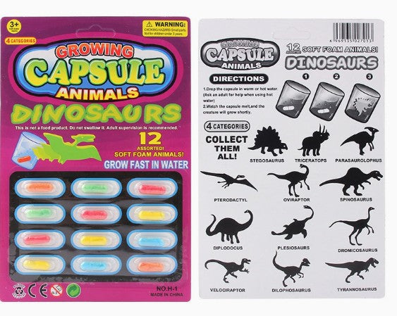 Juguete Capsulas Crecen En Agua Set 6 Variedades