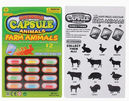 Juguete Capsulas Crecen En Agua Set 6 Variedades