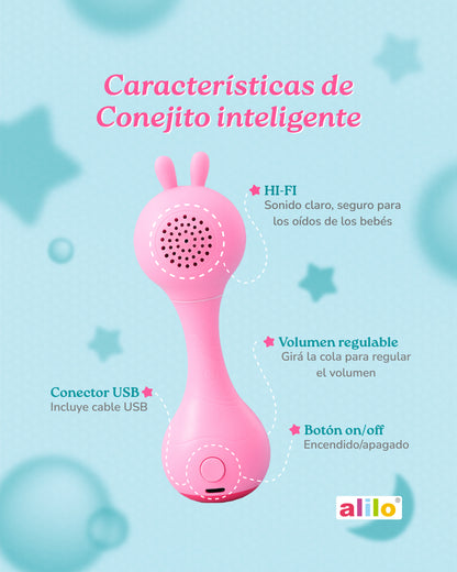 Conejito inteligente Alilo azul