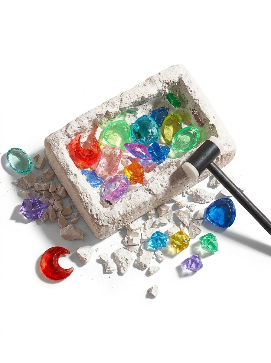Kit De Descubrimiento De Gemas: Juego De Habilidad Infantil