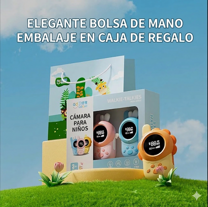 Set 2 Walkie Talkies Para Niños Diseño Animales