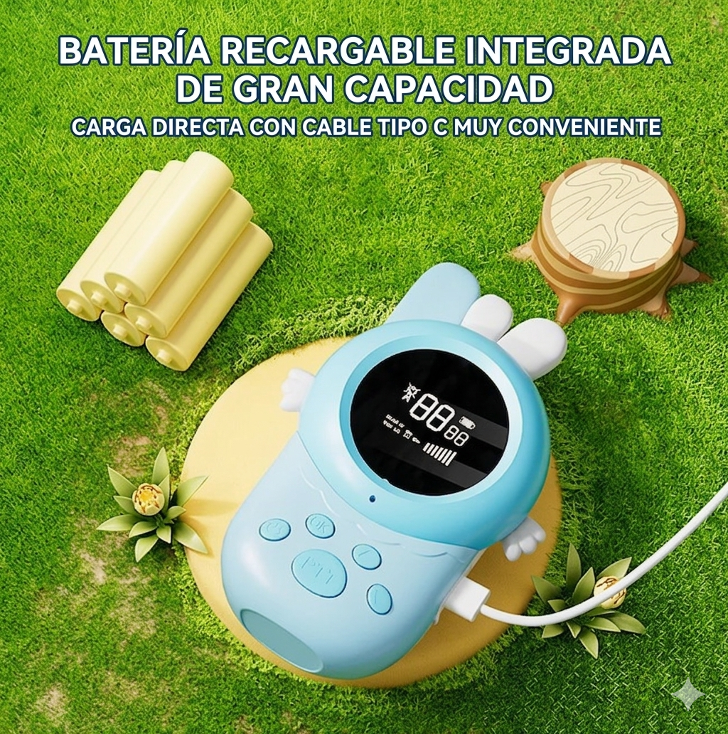 Set 2 Walkie Talkies Para Niños Diseño Animales