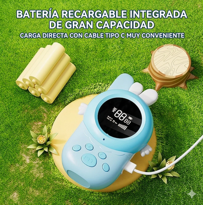 Set 2 Walkie Talkies Para Niños Diseño Animales