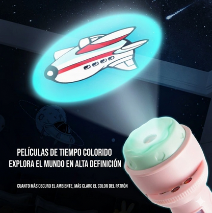 Linterna Proyector Infantil Juguete Led 80 Imagenes