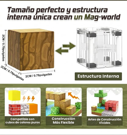 Bloques Magnéticos My World Kit Construcción Niños
