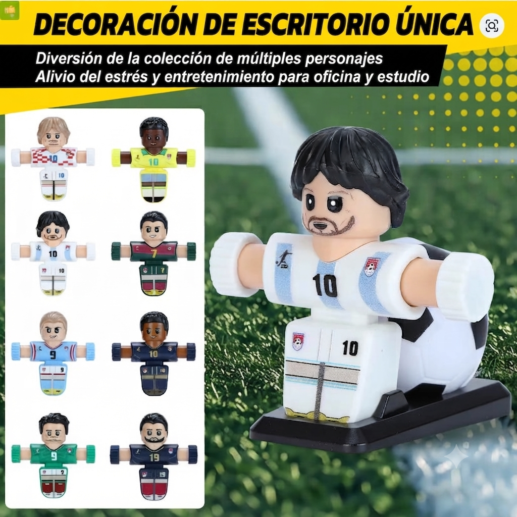 Fut Magic Set X2 Jugadores Spinner Con Pelota Y Base