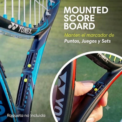 Marcador De Puntos Portátil Para Tenis Y Pádel