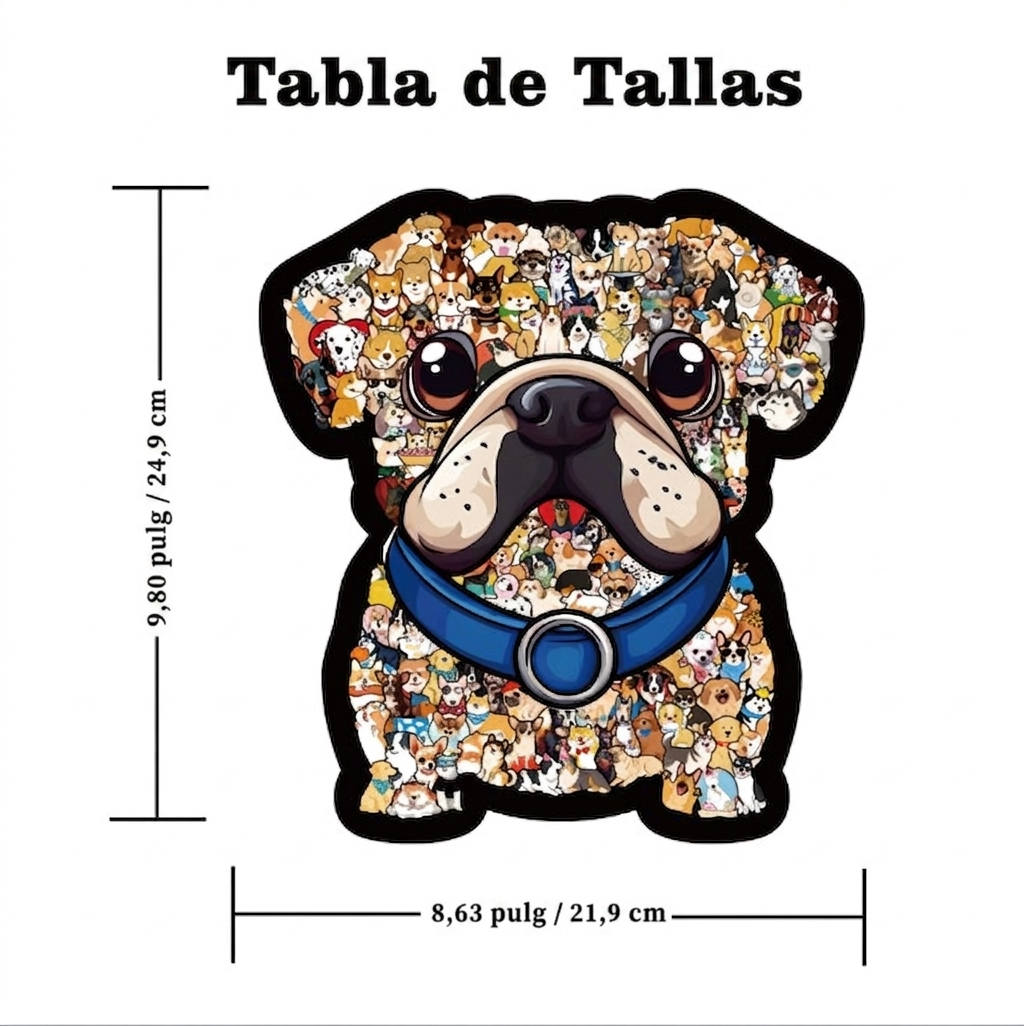Rompecabezas De Madera 3d Perro Puzzle Premium 136 Piezas
