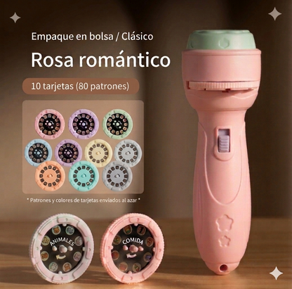 Linterna Proyector Infantil Juguete Led 80 Imagenes