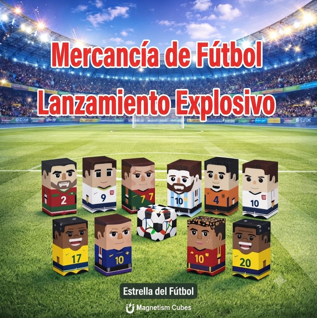 Bloques Magnéticos Copa Mundial 35 Pcs En Caja Lata