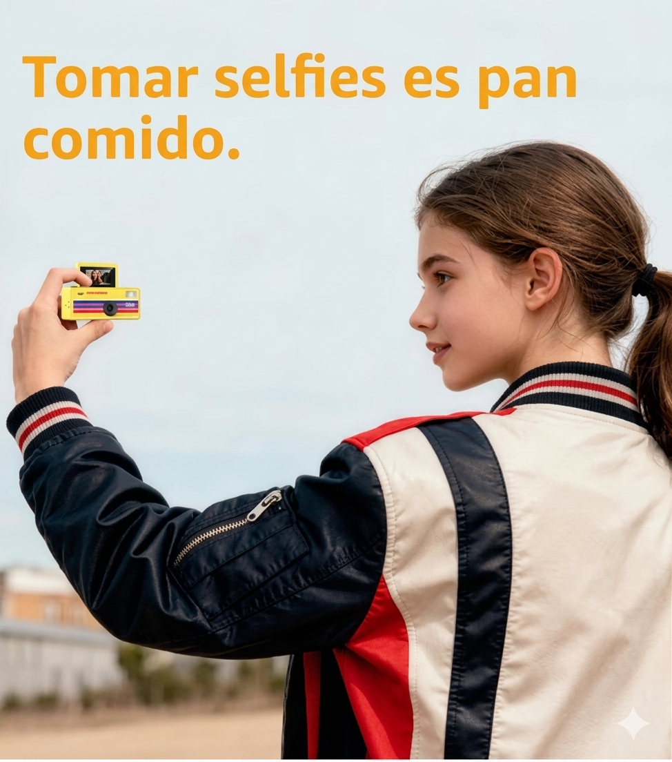 Cámara Digital Kodak Charmera 1984 G6 Pro Pantalla Selfie