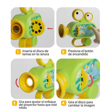 Linterna Proyector Infantil Juguete Led 96 Imágenes