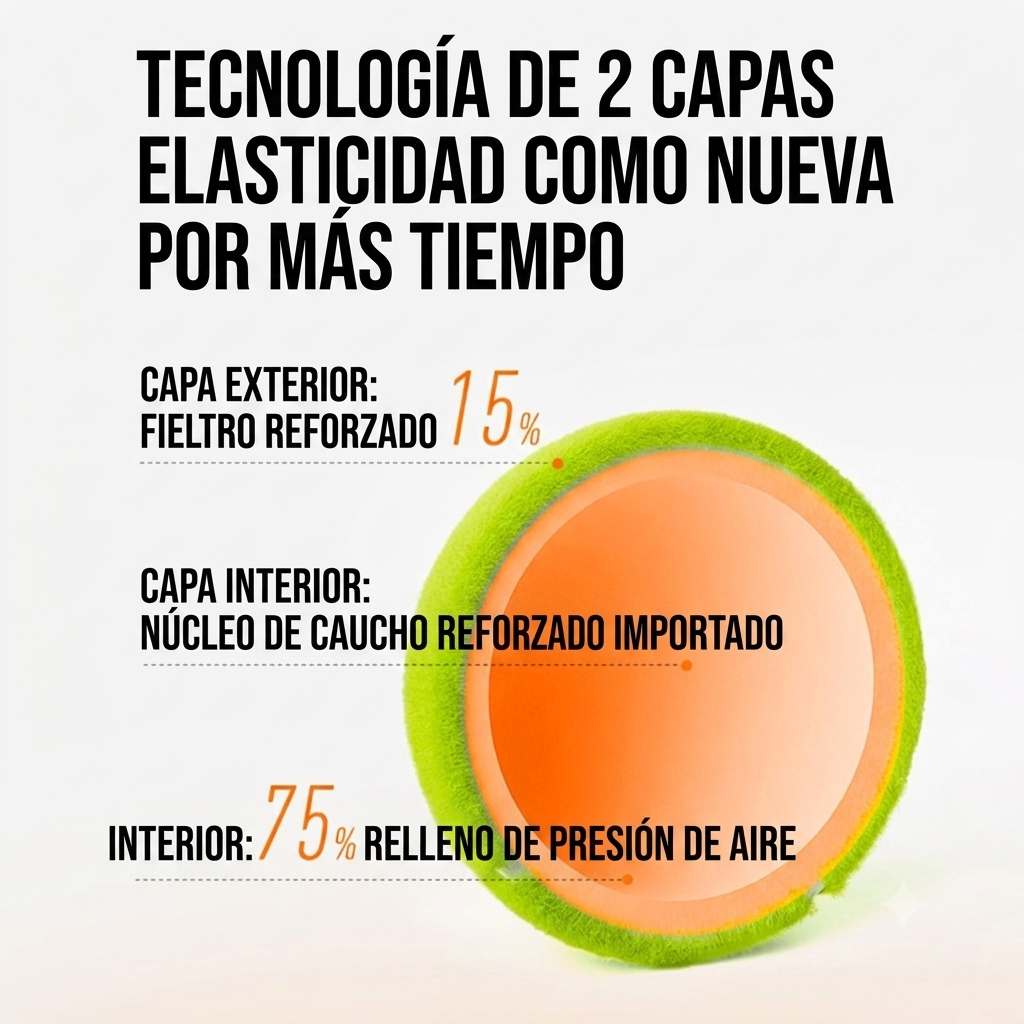Base De Entrenamiento Con Cuerda Y 2 Pelotas
