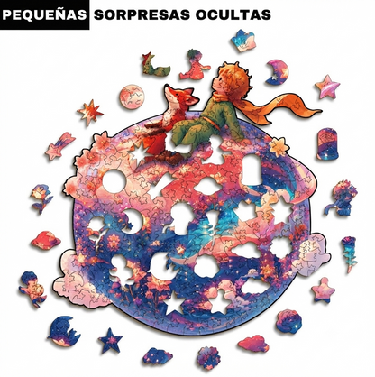 Puzzle Madera El Principito 3d Dificultad Alta