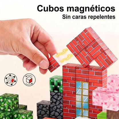 Bloques Magnéticos My World Kit Construcción Niños