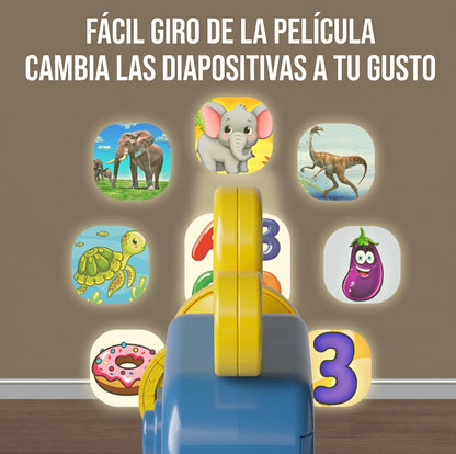 Linterna Proyector Infantil Juguete Led 96 Imágenes