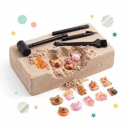 Kit Arqueología Niños Excavación Fósiles Figuras Sorpresa