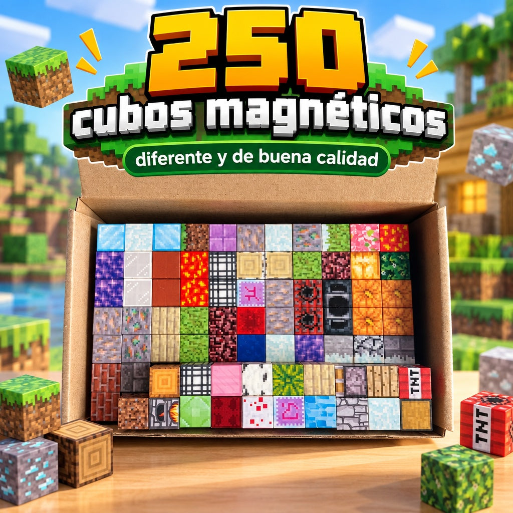 Bloques Magnéticos My World Kit Construcción Niños