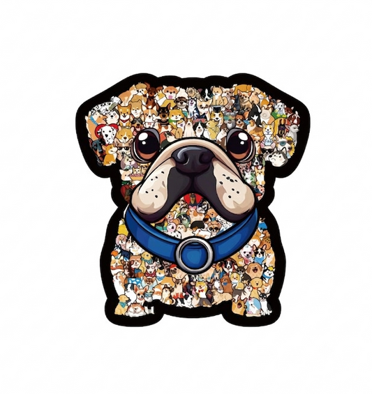 Rompecabezas De Madera 3d Perro Puzzle Premium 136 Piezas