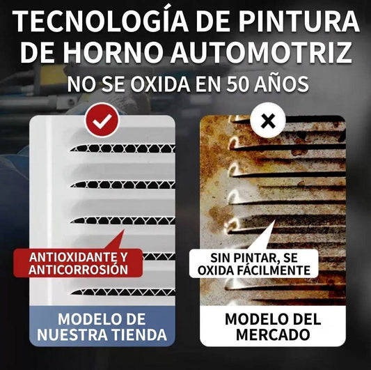 Rejilla Ventilacion Metalica Con Mosquitero