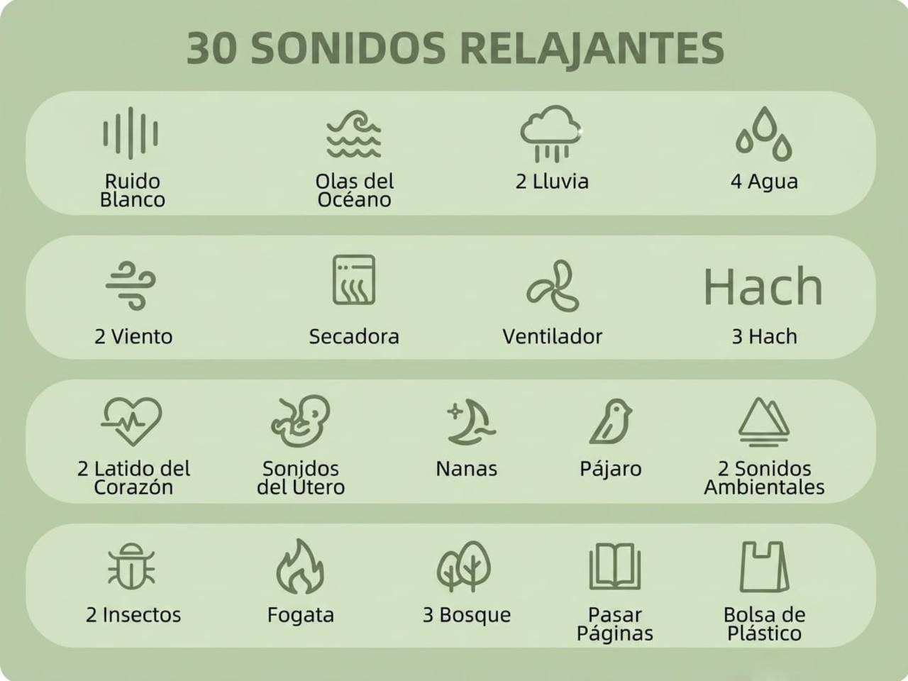 Máquina de ruido blanco Alilo Pocket Soother para bebés