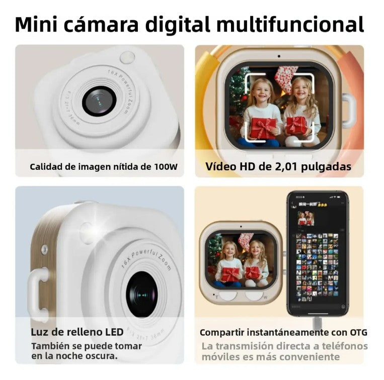 Cámara Digital W&o Q16 Compacta Y Versátil  Ultra Mini Tipo