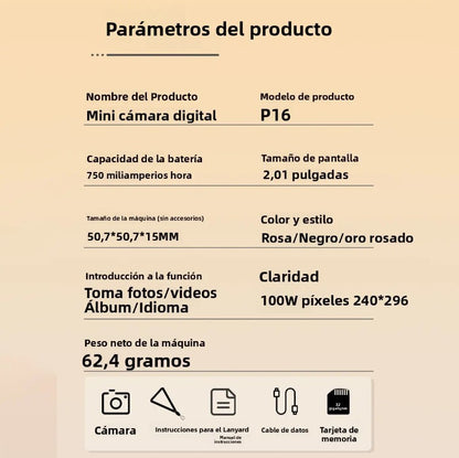 Cámara Digital W&o Q16 Compacta Y Versátil  Ultra Mini Tipo